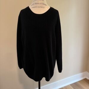 525 Women's Black Crewneck Sweater Size XL